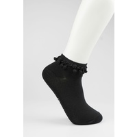 Lady Sneaker Socks With Ponpon