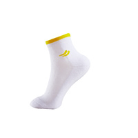 Women sports socks yellow