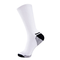 Men sports socks black heel