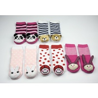 Baby Terry Short Socks With Toy