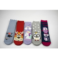 Boy/Girl Terry Short Socks With Abs
