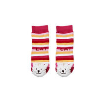 Baby socks with toy head 0-12months cat