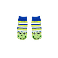 Baby socks with toy head 0-12months frog