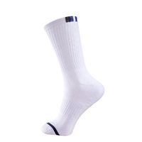 Men sports socks black heel